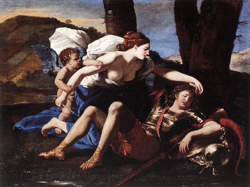 Nicolas Poussin Rinaldo and Armida 1625Oil on canvas Spain oil painting art